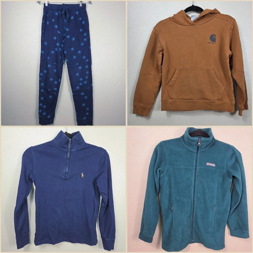 Hanna Andersson + Carhartt + Polo Ralph Lauren + Columbia Boys Size 10-12 Bundle